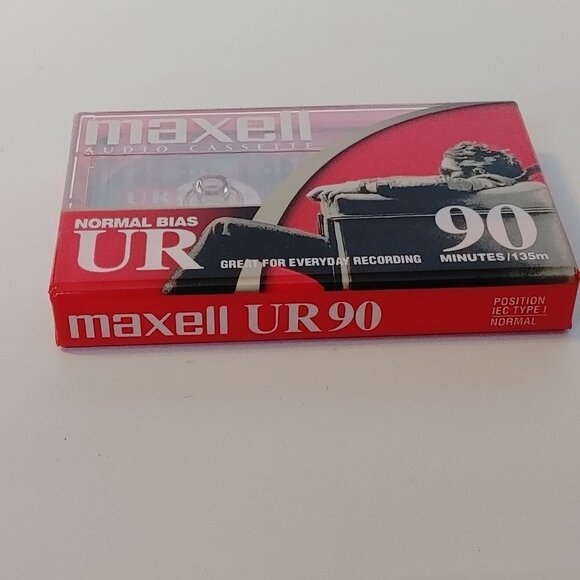 MAXELL Audio Cassette 90 minutes record time BLANK CASSETTE TAPE - Picture 7 of 8
